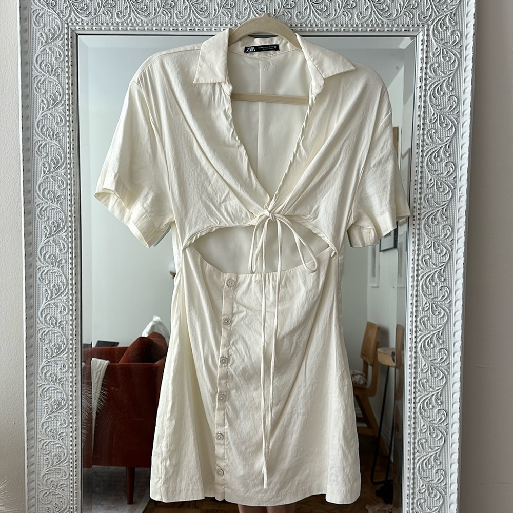 Zara cut out mini dress